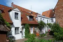 In einem der vielen G�nge / Hinterh�fe im Zentrum von L�beck (Mai 2011)