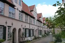 Der Fl�chtings Hof ist einer der vielen G�nge / Hinterh�fe im Zentrum von L�beck (Mai 2011)