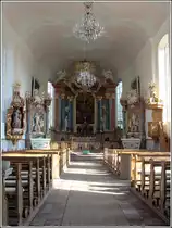 Meppen. Blick in die sp�tbarocke Gymnasialkirche.
17.09.2014