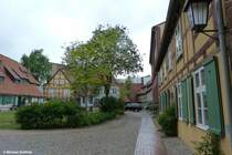 Hof und Gebude rund um  Am Johanneskloster  am Nordrand der Altstadt von Stralsund (Mai 2011)