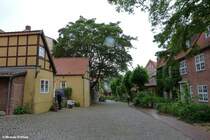 Hof und Gebude rund um  Am Johanneskloster  am Nordrand der Altstadt von Stralsund (Mai 2011)