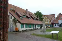 Hof und Geb�ude rund um  Am Johanneskloster  am Nordrand der Altstadt von Stralsund (Mai 2011)