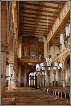 Melle-Buer. Blick durch die Martinikirche, die Mitte des 19. Jahrhunderts gebaut wurde. 
18.09.2014