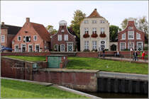 Greetsiel. Gebude an der Sielstrae. 18.10.2014