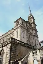 Montbeliard, Kath. Kirche Saint-Maimboeuf, erbaut von 1850 bis 1875 (05.10.2014)