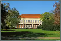 Der 1730 errichtete Schlossgartensalon in Merseburg bildet den n�rdlichen Abschluss des im 17. Jahrhundert errichteten Schlossgartens. (28.10.2014)