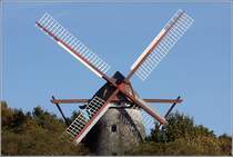 Eystrup. Kappe und Flgelkreuz der Windmhle  Margarethe . 01.11.2014