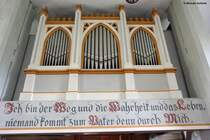 Orgel in der ev. Dorfkirche von Gro Zicker (Gemeinde Gager / Mnchgut, Rgen - Mai 2011)