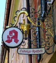 Garmisch-Partenkirchen, Ludwigs-Apotheke, Aug.2014