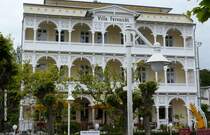 Villa Fernsicht - eines der Huser der Bderarchitektur auf der Wilhelmstrae von Sellin (Mnchgut, Rgen, Mai 2011)