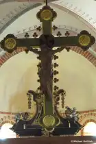 Triumpfkreuz in der ev. Kirche von Altenkirchen auf der Halbinsel Wittow (R�gen, Mai 2011)