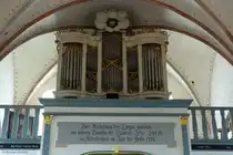 Orgel in der ev. Kirche von Altenkirchen (Wittow, R�gen - Mai 2011)