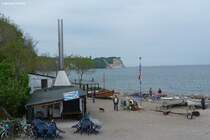 Die kleine Rucherei am kleinen Fischerhafen von Vitt (Gemeinde Putgarten, Halbinsel Wittow, Rgen, Mai 2011)