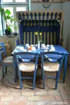 Inneneinrichtung im Caf� des Gutshauses Putgarten (Halbinsel Wittow, R�gen, Mai 2011)