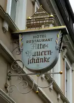 Assmannshausen, Hotel-Restaurant  Alte Bauernsch�nke , Sept.2014