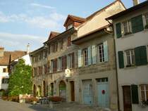 Cossonay, Huser am Place du Temple (09.09.2012)