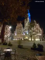 Willy-Brandt-Platz und das Alte Rathaus von 1910 (Gladbeck, NRW, November 2014)