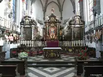 Innenansicht der Kerzenkapelle (Kevelaer, Kreis Kleve, November 2014)