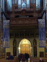 Innenansicht der Basilika  St. Marien  (Kevelaer, Kreis Kleve, November 2014)