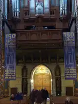 Innenansicht der Basilika  St. Marien  (Kevelaer, Kreis Kleve, November 2014)