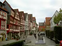 Ochsenfurt, Fachwerkhuser an der Hauptstrae (26.10.2014)