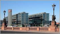 Der Berliner Hauptbahnhof am 22.09.2006.