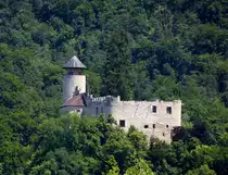 Arlesheim, die Burg Birseck aus der Zeit um 1243 steht unter Denkmalschutz, Juli 2013