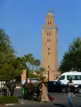Marrakesch, das Minarett der Koutoubia-Moschee. 01.01.2015