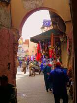 Marrakesch, in der Medina und den Souks. 24.12.2014