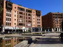 Marrakesch, Place du 16 Novembre im Gu�liz Viertel. 25.12.2014