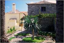 Porto Santo. In der Casa de Cristvo Colombo soll Christoph Kolumbus einige Jahre gelebt haben. Seine Frau war die Tochter des Gouverneurs der Insel in jener Zeit. Hier ist ein kleines Museum untergebracht. Scan eines Dias vom Sommer 1999.