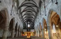 Esslingen, M�nster St. Paul, dreischiffige S�ulenbasilika, erbaut ab 1241 (18.01.2015)