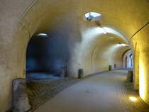 Koblenz, Festung Ehrenbreitstein, gedeckte Verbindungswege innerhalb der Festungsbauten, Sept.2014