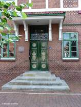 Jork-Borstel im Alten Land: Schne Eingangstr (Juli 2014)