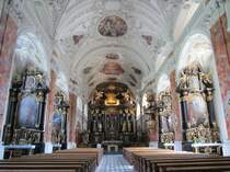 Innsbruck, Altre in der Stiftskirche Wilten, Fresken von Kaspar Waldmann (03.07.2014)