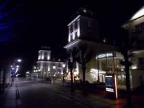 Das Kurhaus in Binz am Abend vom 11.Januar 2015.