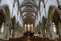 Abtsgmnd, Mittelschiff der St. Michael Kirche (15.02.2015)