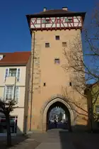Reutlingen, Gartentor, erbaut 1392 (19.02.2015)