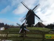 Die Bockwindm�hle und ein Modell von Greifswald Eldena am 09.Februar 2015.