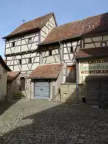 Kirchenh�user in der Kirchenburg von H�ttenheim (08.03.2015)