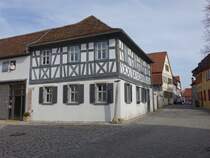 Iphofen, Fachwerkhaus in der Maxstrae (08.03.2015)
