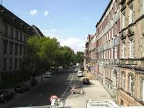 Die Bahnhofsstra�e beim Bahnhof Bytom