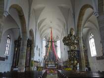 Sulzbach-Rosenberg, Innenraum der Pfarrkirche St. Marien (05.04.2015)