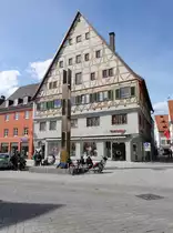 Memmingen, Fachwerkhaus am Weinmarkt (12.04.2015)