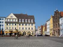 Stralsund, Blick ber den Marktplatz, Juli 2006