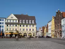 Stralsund, Blick �ber den Marktplatz, Juli 2006