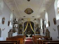 Pittersberg, Innenraum der St. Nikolaus Kirche (06.04.2015)