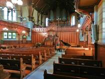 Die reformierte Kirche Bhl in Zrich Wiedikon prsentiert sich als eines der schnsten Baudenkmler der Neugotik in Zrich und ist bekannt fr die gute Akustik - 11.09.2013