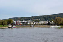 Rheinuferpromenade in Niederdollendorf - 12.10.2014