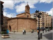 Salamanca. Die runde Iglesia de San Marcos am Ende der Calle de Zamora. 05.05.2015